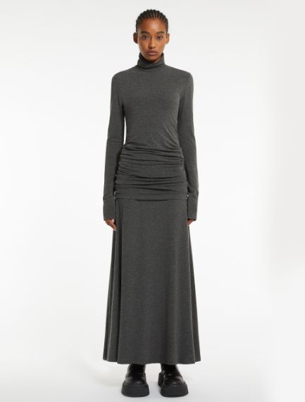 Double-layered jersey dress