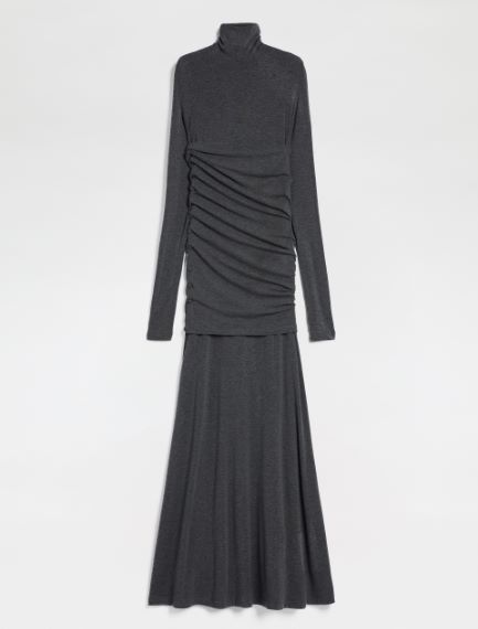 Double-layered jersey dress