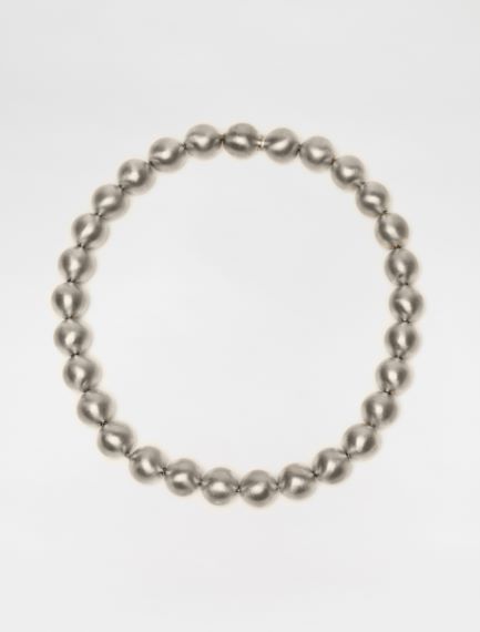 Collana con sfere metalliche