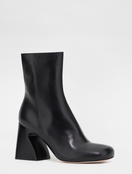 Nappa leather ankle boots