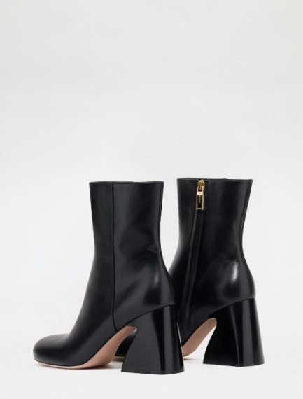 Nappa leather ankle boots