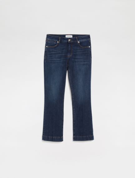 5-pocket mini-flare cropped trousers