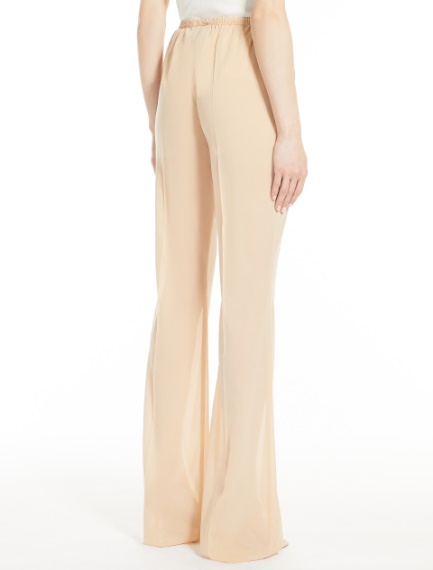 Pantalone lungo in georgette