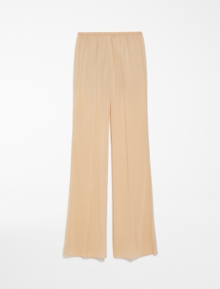 Pantalone lungo in georgette