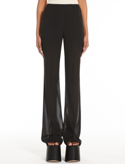 Long georgette trousers