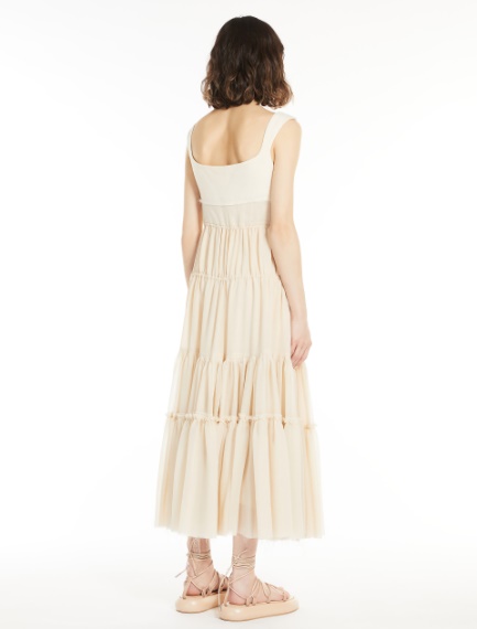 Drawstring two-piece dress