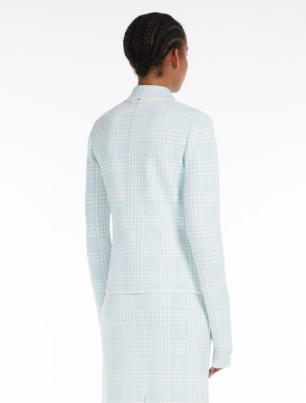 Jacquard-knit jacket