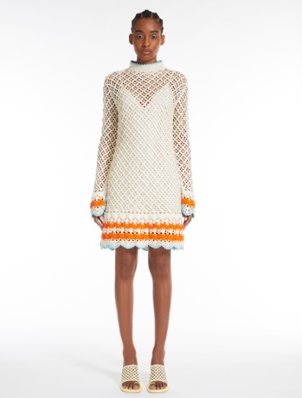 Abito in cotone crochet