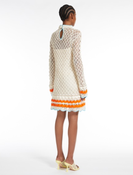 Abito in cotone crochet
