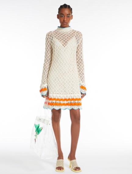 Abito in cotone crochet
