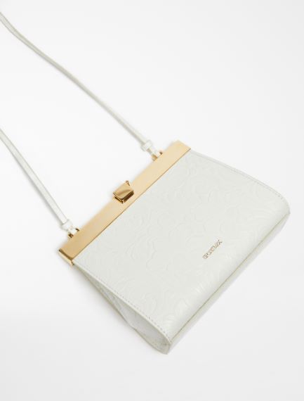 Printed leather bag