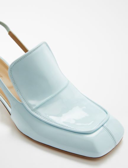 Moccasin slingbacks