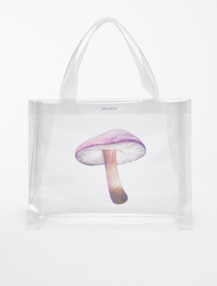 Borsa shopper con stampa