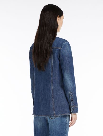 Camicia in denim stretch