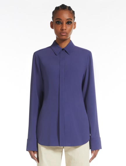 Camicia in crêpe de Chine