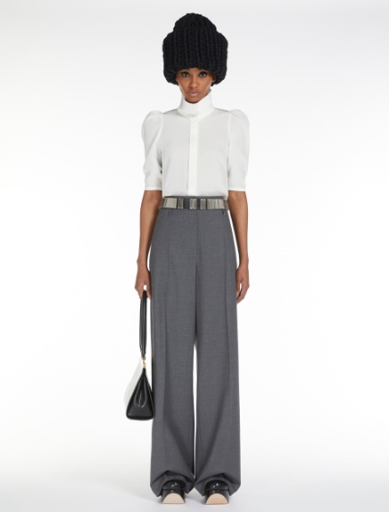 Blusa in pura seta