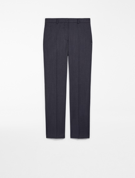 Pantalone slim in lana stretch