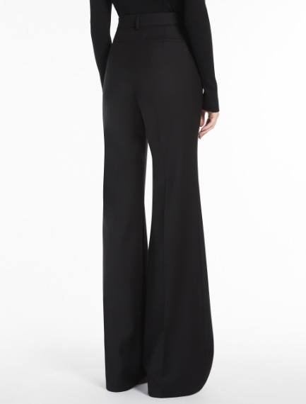 Stretch-flannel trousers