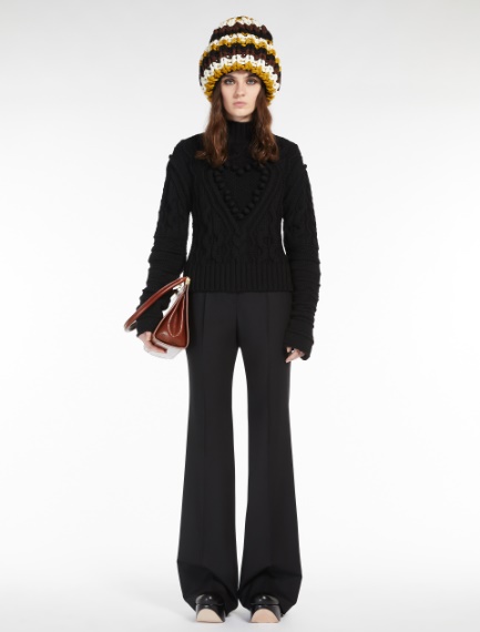 Stretch-flannel trousers