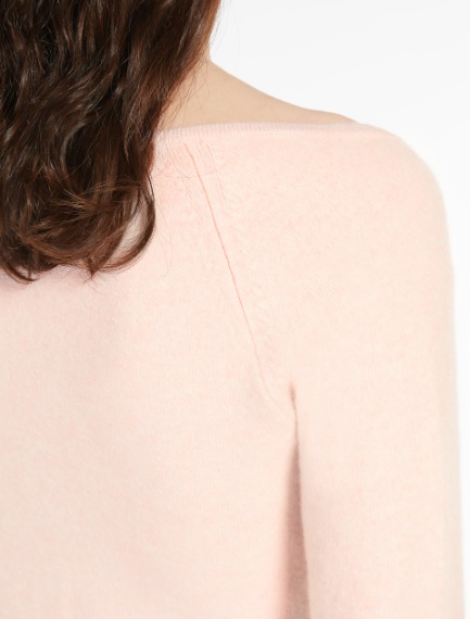 Stretch cashmere mini cardigan