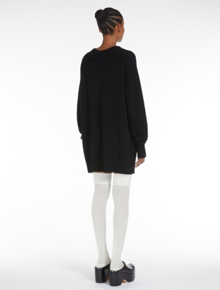 Oversized cashmere-blend jumper