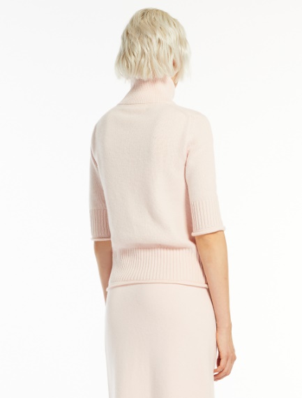 Mock polo neck cashmere jumper