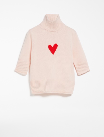Mock polo neck cashmere jumper