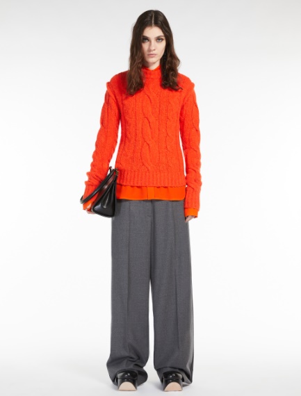 Alpaca blend crew-neck jumper