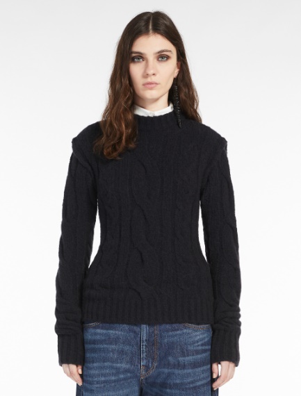 Alpaca blend crew-neck jumper
