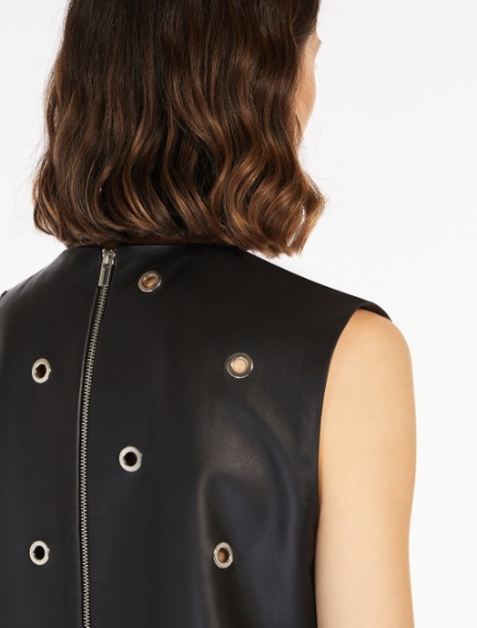 Nappa leather dress