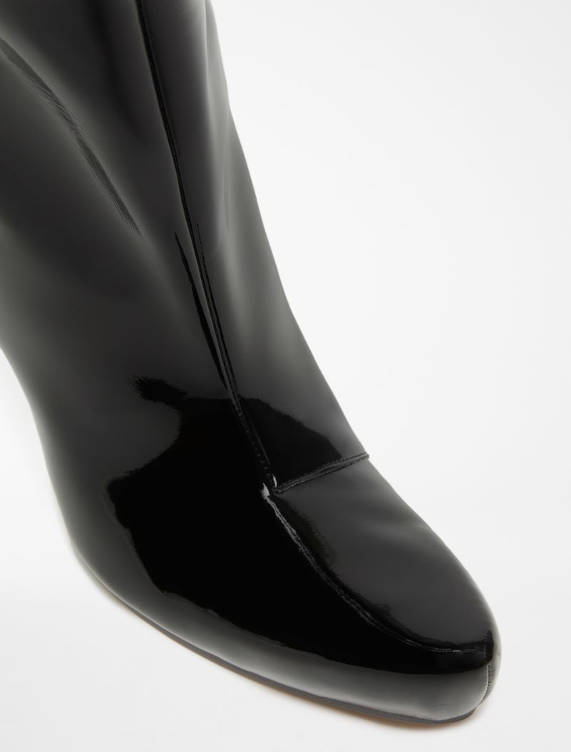 Sportmax | Woman - Patent-leather Boots - Black - Size 7