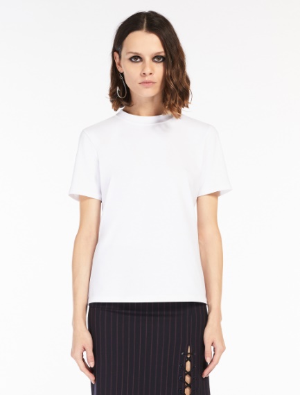 Slim-fit stretch cotton T-shirt