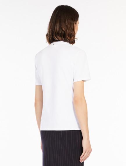 Slim-fit stretch cotton T-shirt