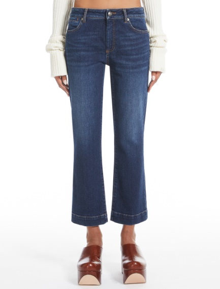 Denim mini flare perfect fit