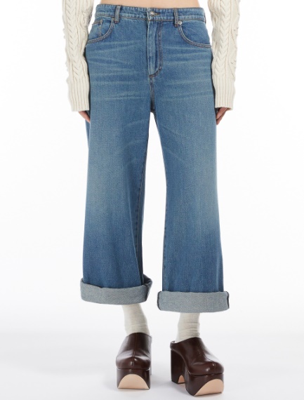 Denim cropped