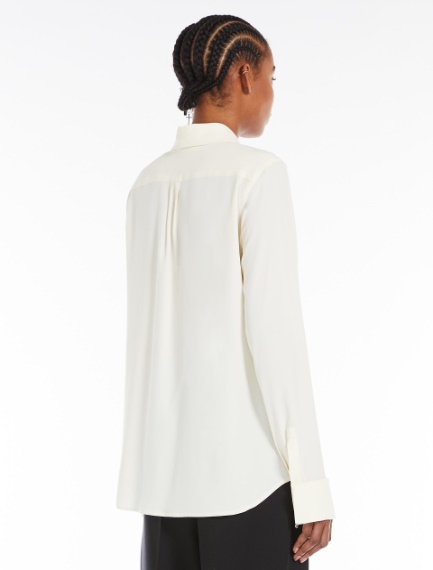 Silk-blend shirt
