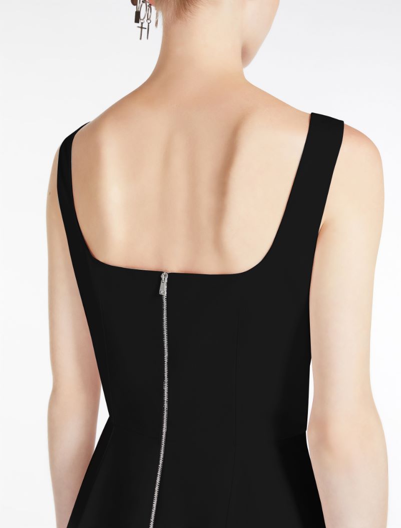 Cotton princess dress - Black - Sportmax Cotton princess dress - Black - Sportmax