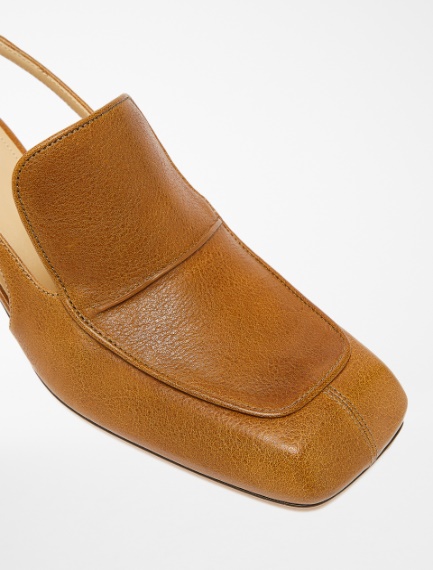 Moccasin slingbacks