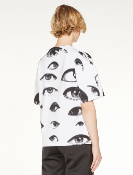 Boxy T-shirt with print