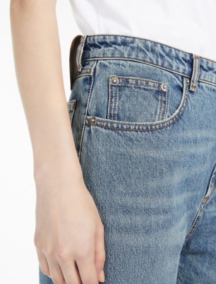 Pantalone 5 tasche a vita bassa