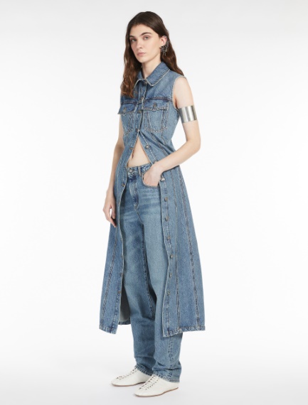 Pantalone 5 tasche a vita bassa