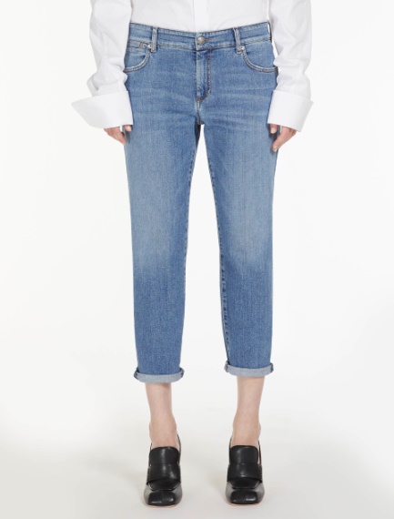 Jeans a sigaretta con vita bassa