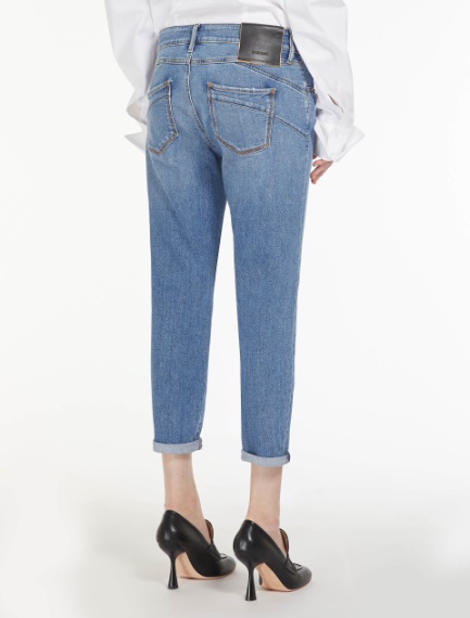 Jeans a sigaretta con vita bassa