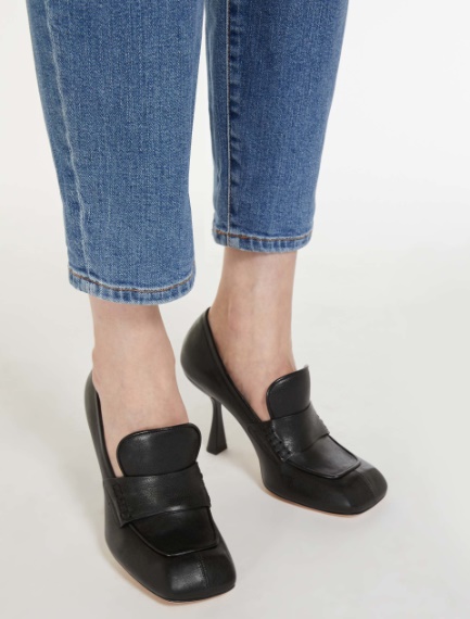 Jeans a sigaretta con vita bassa