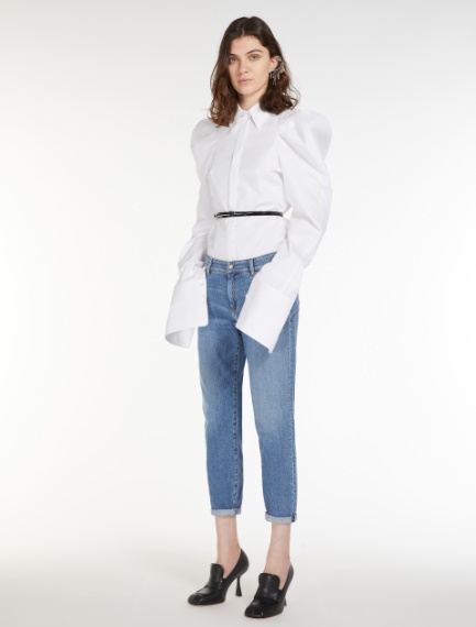 Jeans a sigaretta con vita bassa