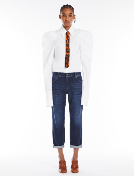 Jeans a sigaretta con vita bassa