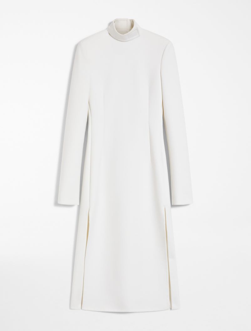 Scuba jersey dress, optical white Sportmax