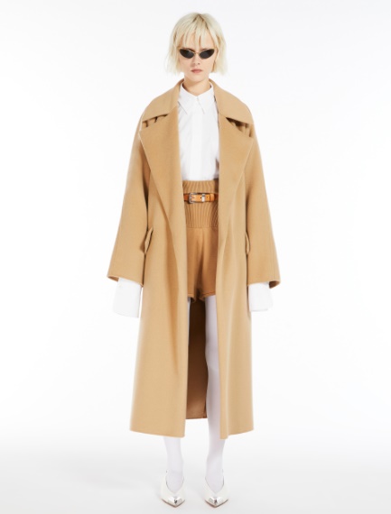 Cashmere-blend robe coat - BEIGE - Sportmax