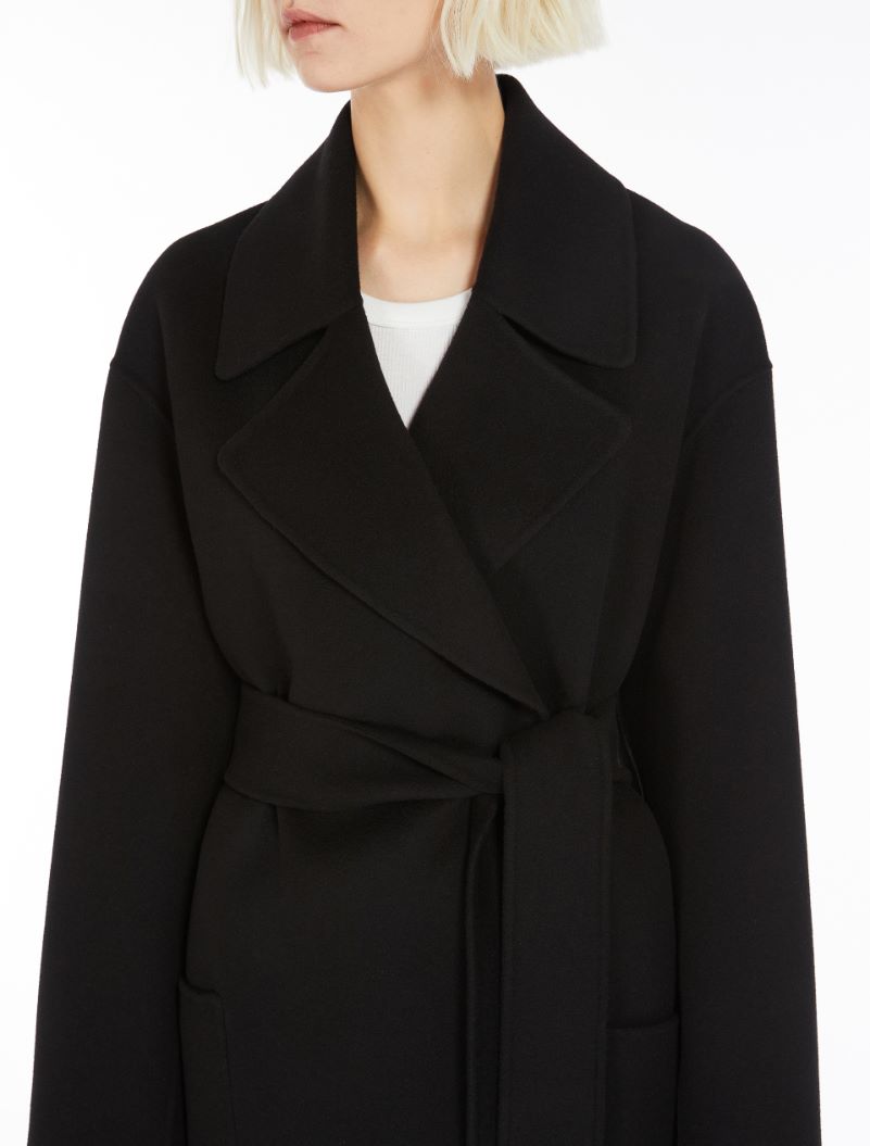 Belted coat - BLACK - Sportmax