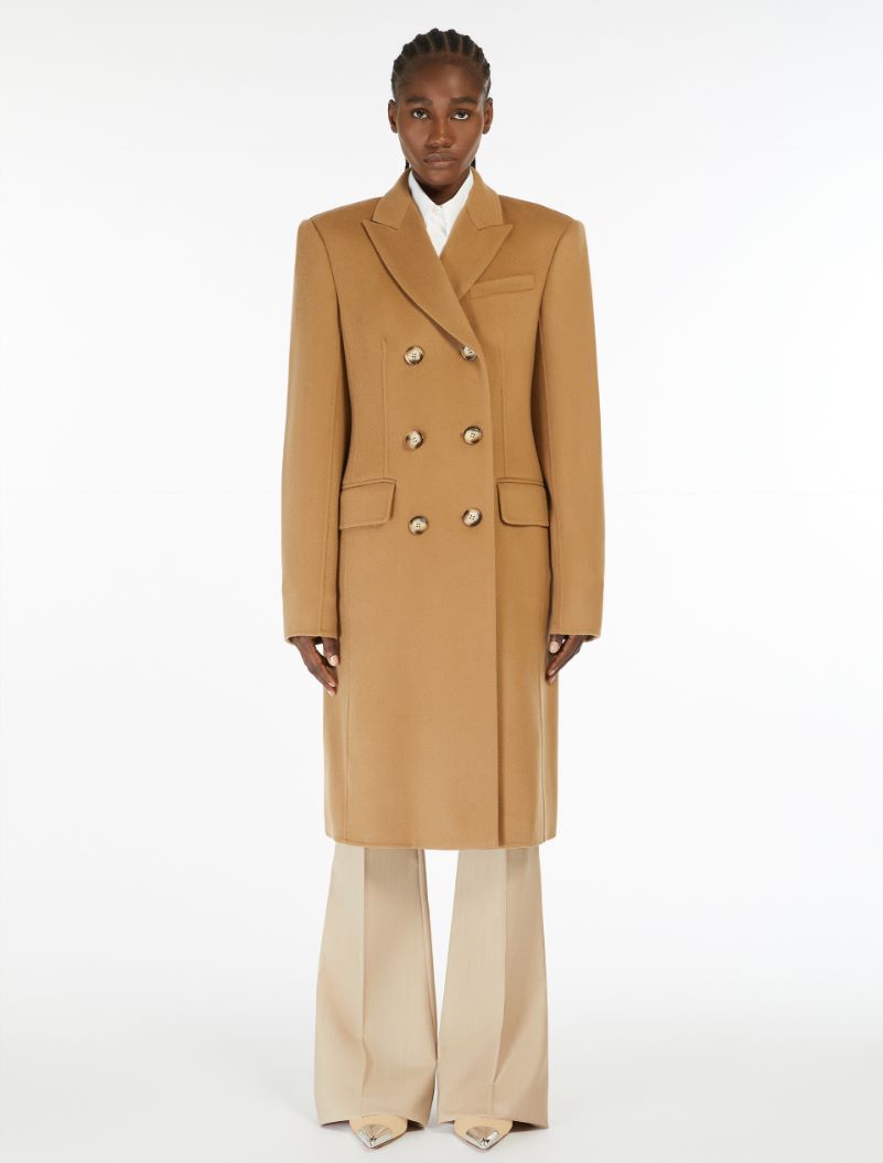 Slim-fit wool coat - CAMEL - Sportmax